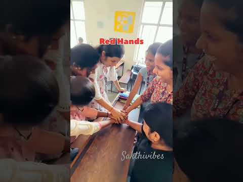 Free Period Red Hand Game ๐| insta id : _nikitha_reddy_037 | #game #gameplay #students #reaction