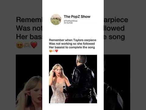 Taylor swift was able to guess the exact line of the song just by looking at the fingers of bassist