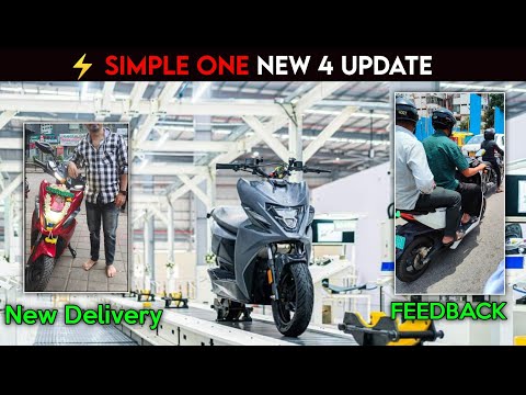 ⚡ Simple One New 4 UPDATE | New Home Delivery | Delarship Update | ride with mayur