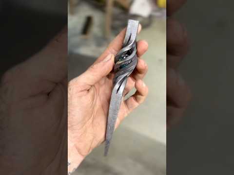 A little forged fun🔥 #blacksmith#forge#smallbusiness#art#metalart#forging#strongwomen#asmr