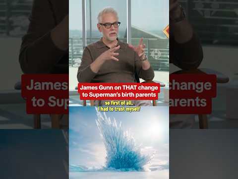 James Gunn explains why he changed [SPOILER] for Superman's birth parents! #superman #jamesgunn #ign