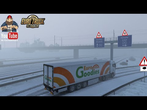 [ETS2 v1.52] Frosty Winter v9.9 + Snowflakes Addon