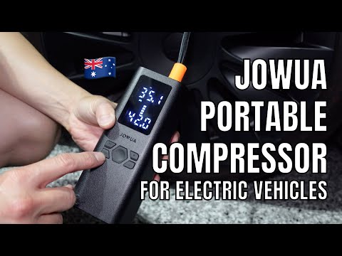 Jowua Portable Air Compressor Review and Test for Tesla Model Y