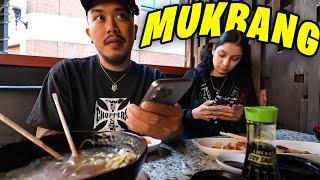 Ramen 🍜 + Sushi 🍣 = Epic Feast! Chino & Val Mukbang Combo!
