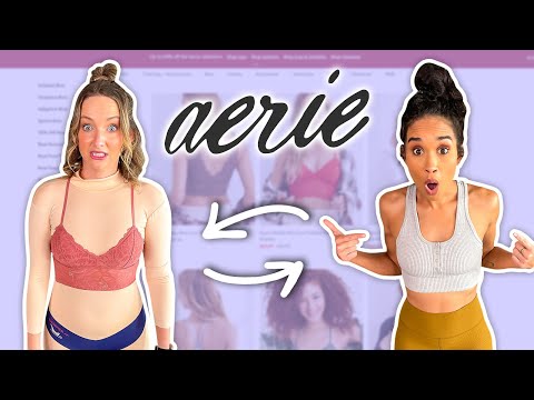 Video: BFFs Shop for Each Other at AERIE! *bras, underwear & more!*