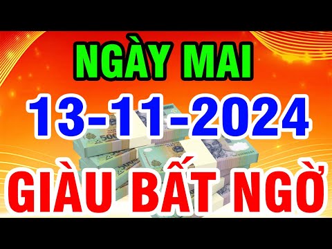 Tử Vi Ngày 13/11/2024 BÙNG LỘC VANG TRỜI 7 Tuổi Này PHÁT TÀI TRÚNG ĐẬM, Tiền Về Ngập Két | DLTV