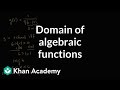 Understanding Domains of Functions
