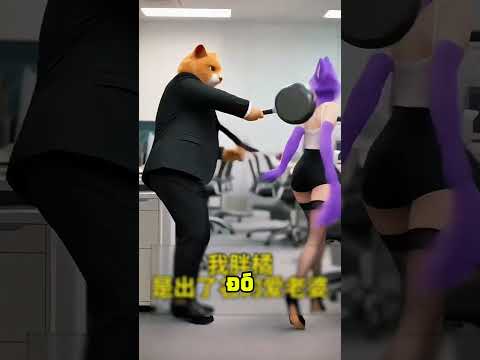 Tuyệt chiêu trị tiểu tam của mèo béo yêu vợ.