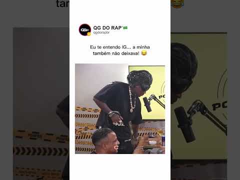 MC IG falando no PODPAH que a mãe dele não deixava ele sair… 😂 #mcig #funk #podpah #engraçado