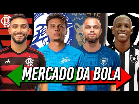 ⚽️ MERCADO DA BOLA | JANELA DE TRANSFERÊNCIAS | FLAMENGO, BOTAFOGO, FORTALEZA, PALMEIRAS E MAIS