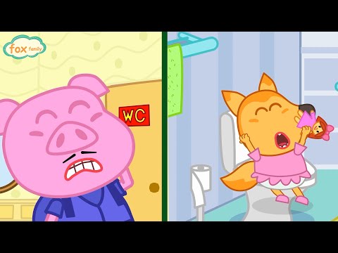 Bebe Chris y papá aprenden buenos hábitos para los niños. Fox Family español dibuhos animados Nuevos