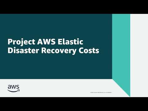 Project AWS Elastic Disaster Recovery Costs | Amazon Web Services