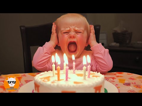 Baby Crying Because of Blowing Candles FAILS ★ Funny Babies Blowing Candle Fail | Just Funniest