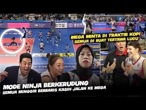 "Reflek Ko Hee Jin Back Attack Megatron.."!! Mega Minta Traktir Kopi Malah Di Suruh Minta K Pelatih