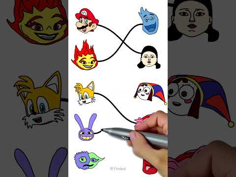 Digital circus pomni banban mario puzzle game #viral #art #shorts