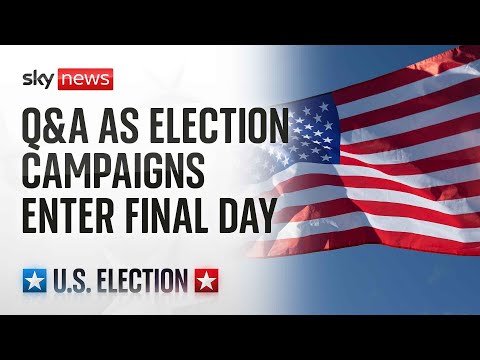Sky News host US Election Q&A with just hours to go until polls open
