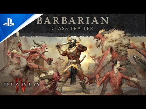 Diablo IV - Barbarian Trailer | PS5 & PS4 Games