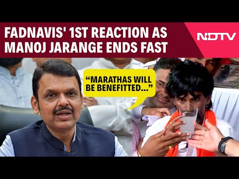 Maratha Quota Mumbai | “Marathas Will Be Benefitted…” Fadnavis' 1st Reaction As Jarange Ends Fast