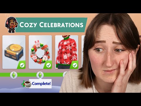 Completing the FREE Cozy Celebrations Event for The Sims 4