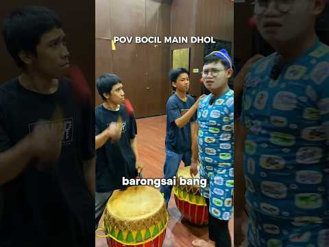 BOCIL SIAPANIH? Main DHOL nya ternyata…! #Shorts #RafflesiaPercussion