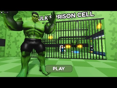 HULK'S PRISON RUN!(Obby)#roblox #scarryobby