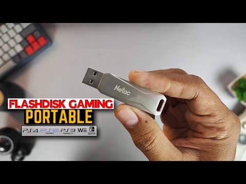 MANTAP! Rubah Flashdisk OTG jadi Portable Gaming Drive Bisa Main PS4, PS3 dsb - Ft NETAC