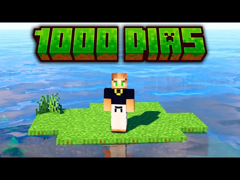 SOBREVIVI 1.000 DIAS EM UM ILHA DESERTA NO MINECRAFT HARDCORE - O FILME COMPLETO