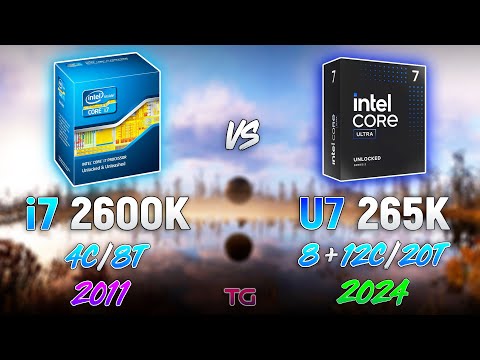 i7 2600K vs Ultra 7 265K - 13 Years Difference