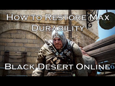 How to Restore Max Durability to an Item - Black...