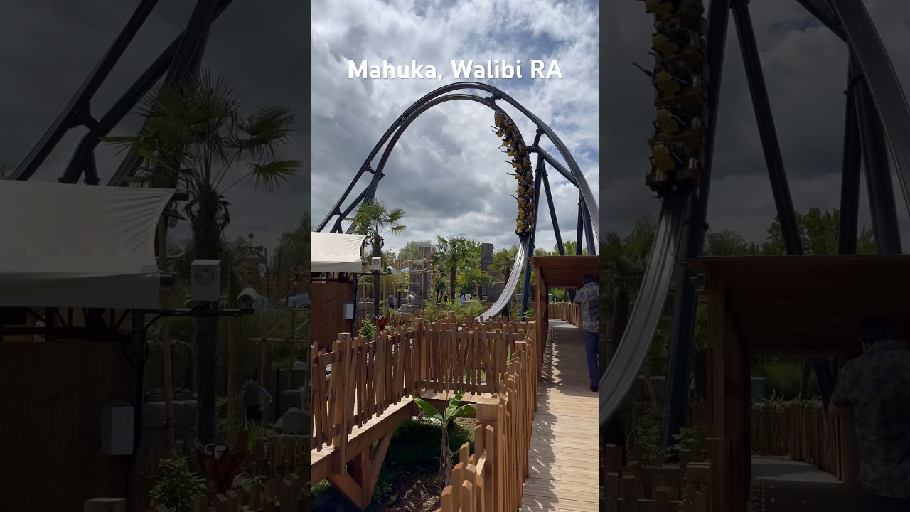 Mahuka, new Intamin rollercoaster at Walibi Rhône Alpes France