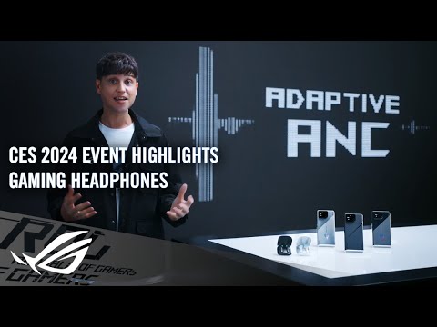 CES 2024 ROG Gaming Headphones - Highlights