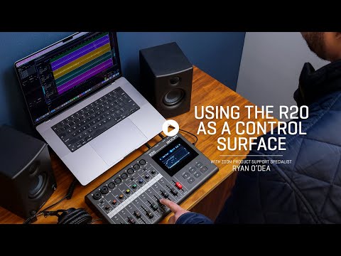 The Zoom R20 - Control Surface Setup