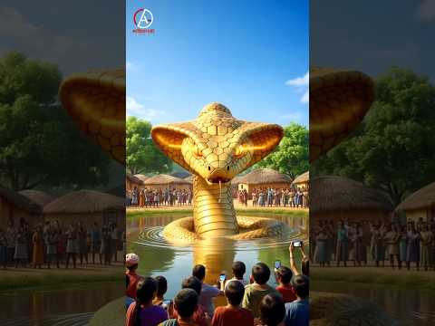 Grandma brought a snake and saved the entire village #ai #grandma #cobra #short