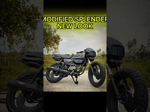 Day-1 slender modified clour spray 🥳. #tochanking#minivlog #bikemodification #splendor #modified