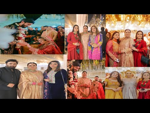 Saba Fasial Son's Grand Wedding All Celebrities invited Complete Video