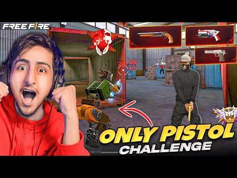 Lone Wolf 1 Vs 2 But Only Pistol😍Crazy Match [A_s Gaming] - Free Fire India