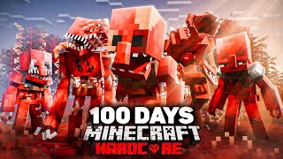 I Survived 100 Days in a SCP Flesh Infection in Hardcore Minecraft