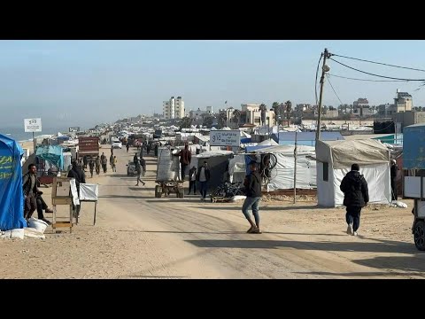 View of Al-Zawayda in central Gaza after ceasefire delayed | AFP