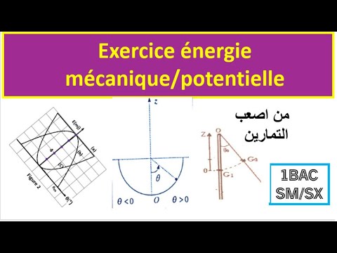 Révision pour Devoir 2 exercices corrigés un pendule simple energie cinétique 1Bac