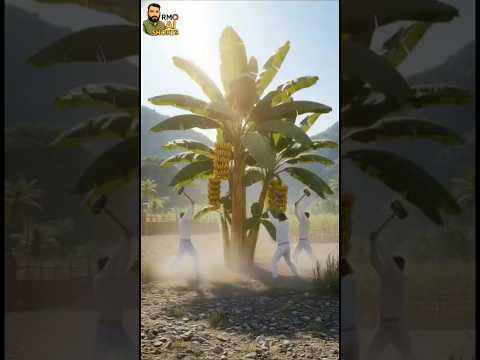 rescue monkey from giant log 🐒 #animals #funny #shorts