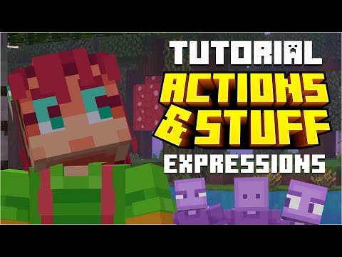 Actions & Stuff 1.5 Update - Expressões na Skin Tutorial Minecraft PE (Bedrock)