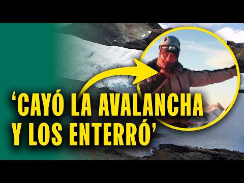 'Están sepultados': Dos turistas fallecen tras ser atrapados por una avalancha en Nevado