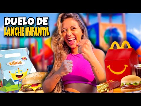 DUELO DE LANCHES INFANTIS DOS FAST FOODS MAIS FAMOSO NA EUROPA!!