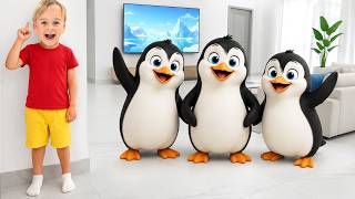 ¡Animales árticos gigantes escaparon del refrigerador! ¡Divertidas aventuras con Chris y sus amigos!
