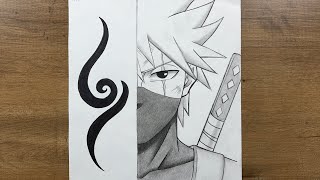 How to Draw Kakashi Like a Pro | Naruto Drawing Tutorial