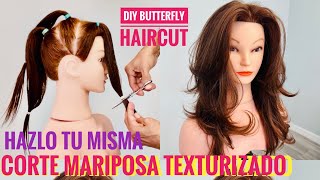 Corte Mariposa Texturizado Hazlo Tu Misma  -  DIY BUTTERFLY HAIRCUT