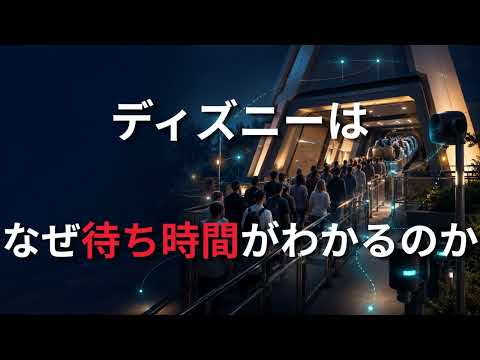 ディズニーはなぜ待ち時間がわかるのか【ゆっくり解説】