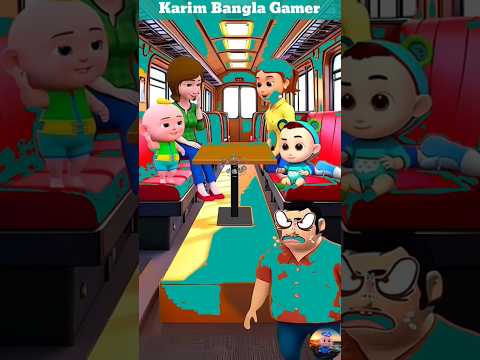 বাচ্চারা বাসের উপরে চুপচাপ থাকো। rupkothar golpo Bangla cartoon