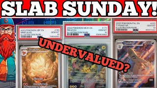 INSANE PRICES! Monthly PSA Market Update! POKEMON SLAB SUNDAY!