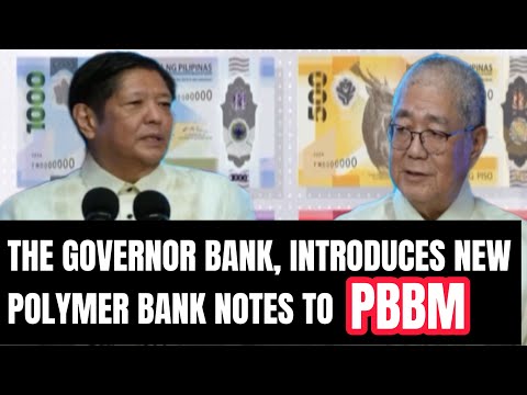 PBBM UNVEIL THE THREE NEW POLYMER NOTES, NO MORE FACE